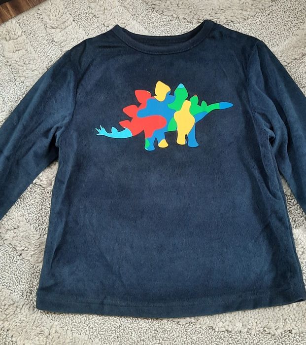 Bluza welurowa dla chłopca