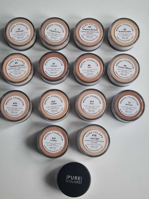 Pure colors Mineral Foundation-15 kolorow polecam