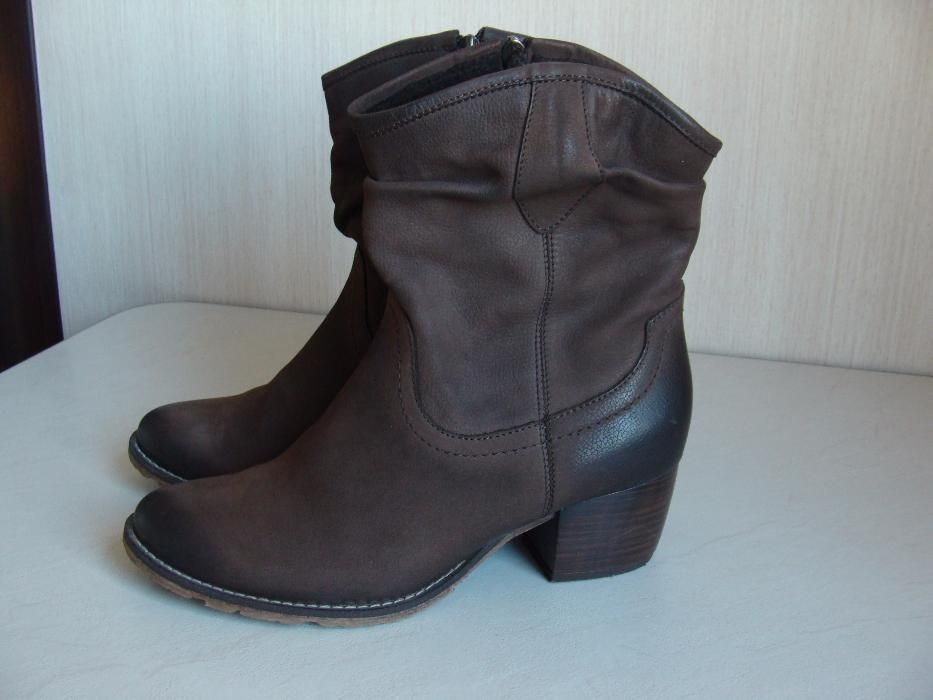 Полусапоги-ботинки женские кожа(нубук)