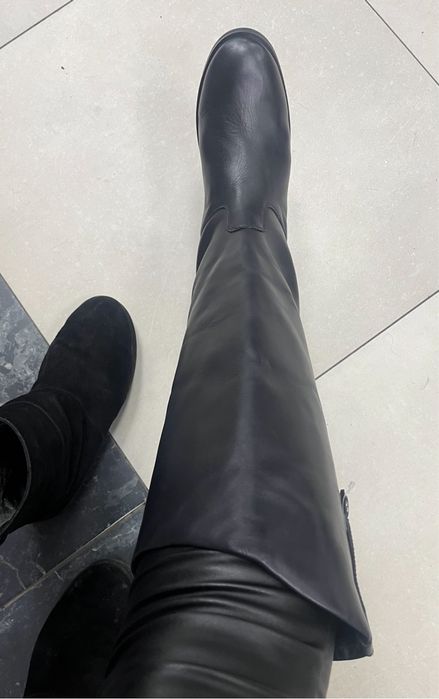 Сапоги шкіряні нові