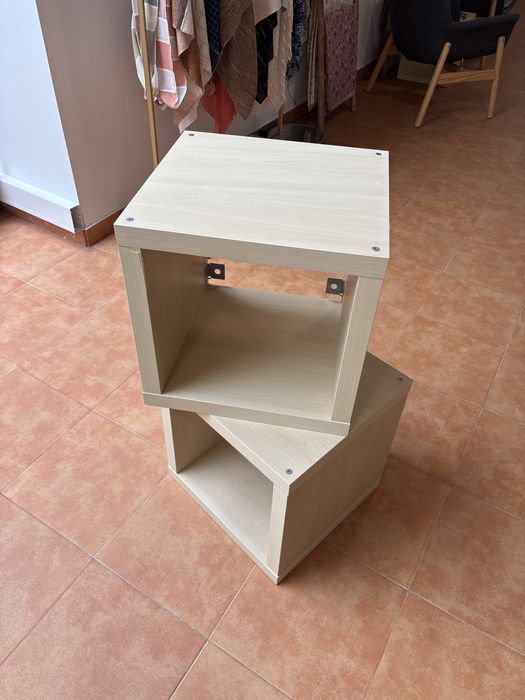 Cubo Kallax castanho claro - tenho 5 uni