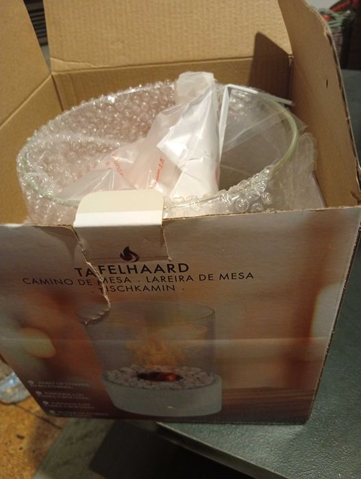Lareira de mesa tischkamin
