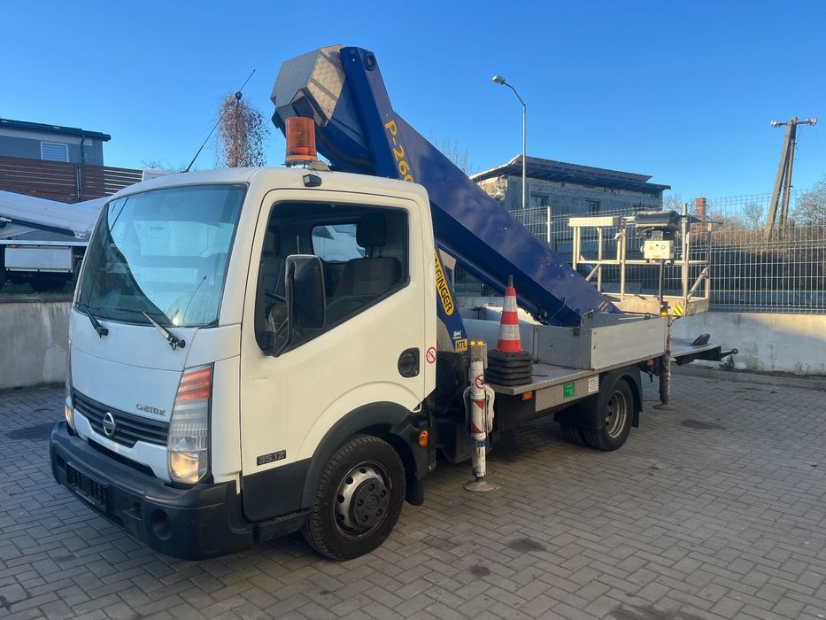 Nissan Podnośnik Koszowy 26 metrów Zwyżka 15 w Bok Wumag Palfinger UDT jak Ruthmann Multitel Gsr  Podnośnik Koszowy 26 Metrów Wumag Palfinger Import UDT