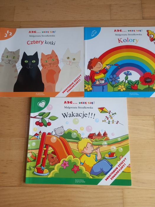 3 świetne książeczki- cena za komplet