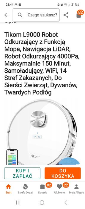 Odkurzacz Tikom L9000