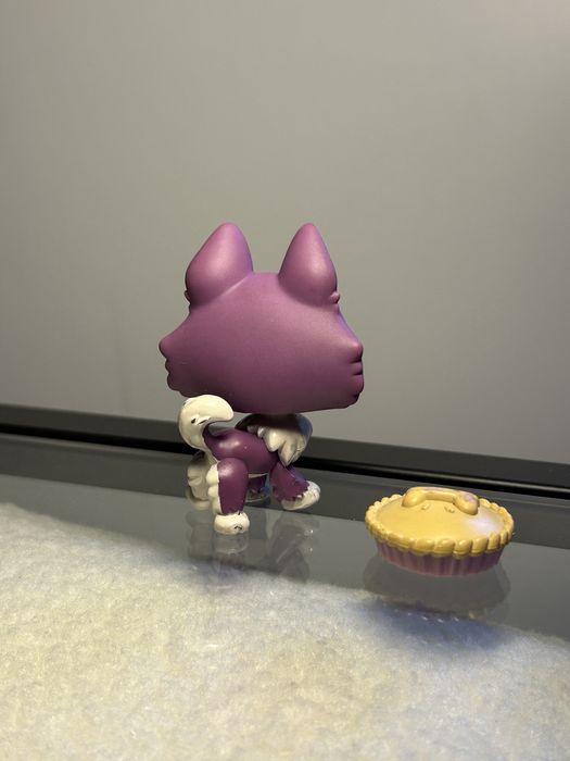 Littlest Pet Shop #3854 Fioletowy Husky Glitter z akcesorium Hasbro