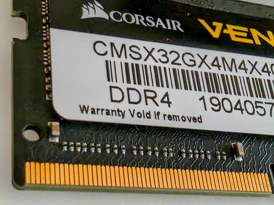 Corsair Vengeance SODIMM 8GB DDR4 4000 (PC4-32000): 3 700 грн