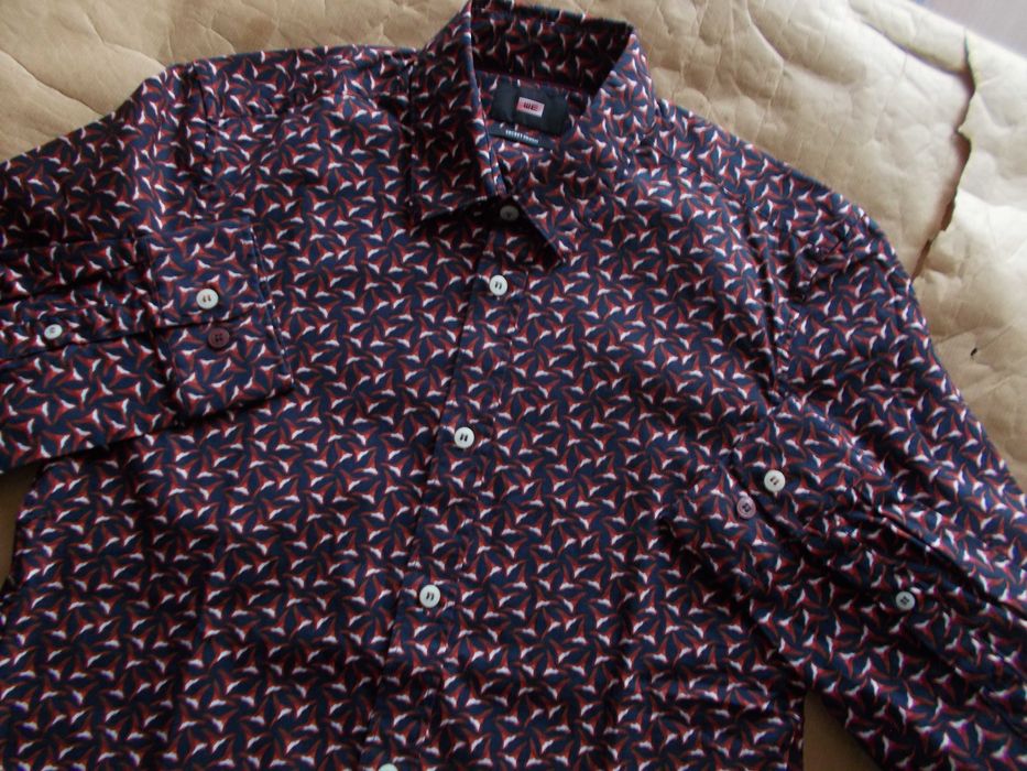 -S- WE FASHION Premium Designerska Koszula Męska S 38 cm Holandia