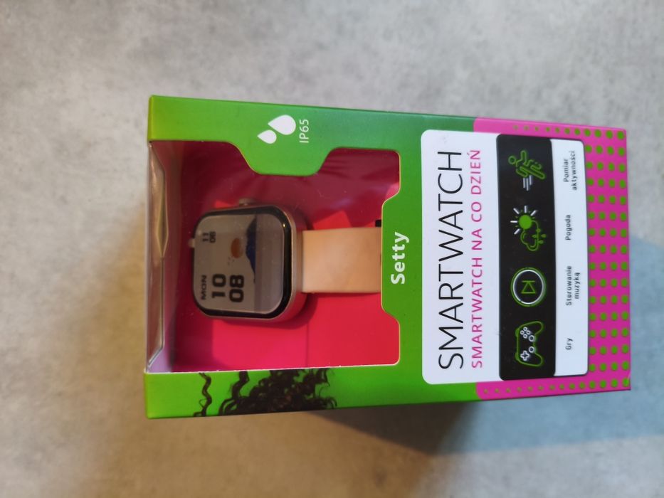 Setty Smartwatch Beżowy Nowy