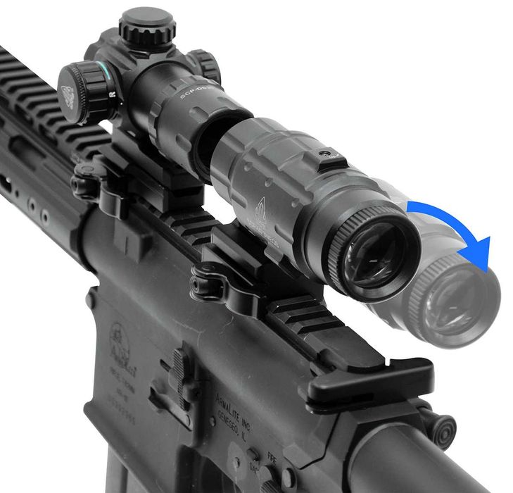 Магнифер Leapers UTG 3X25 откидной совместимый с EOTech и Aimpoint