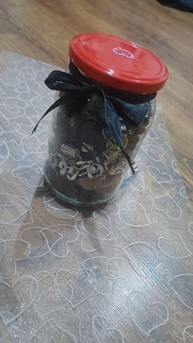 Duży słoik biżuterii vintage alt