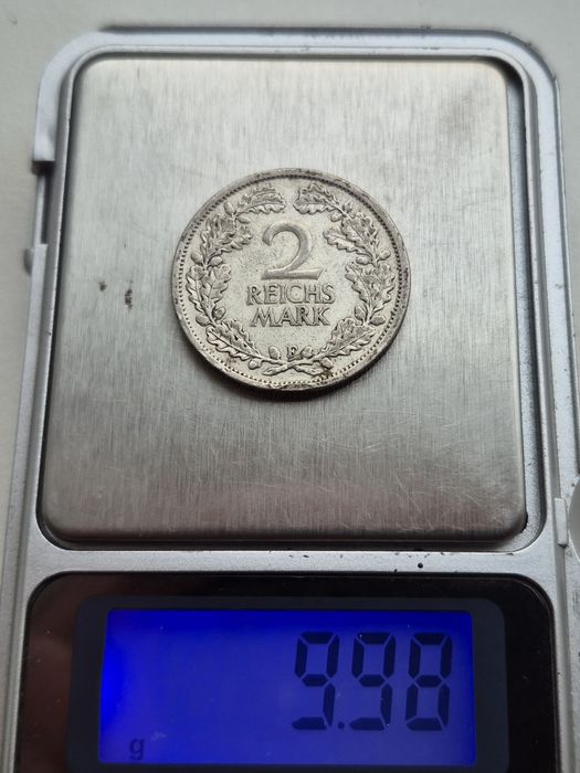 Німеччина 2 марки 1925 та 1926 років дві монети