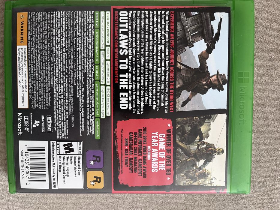 Red dead redemption / undead nightmare