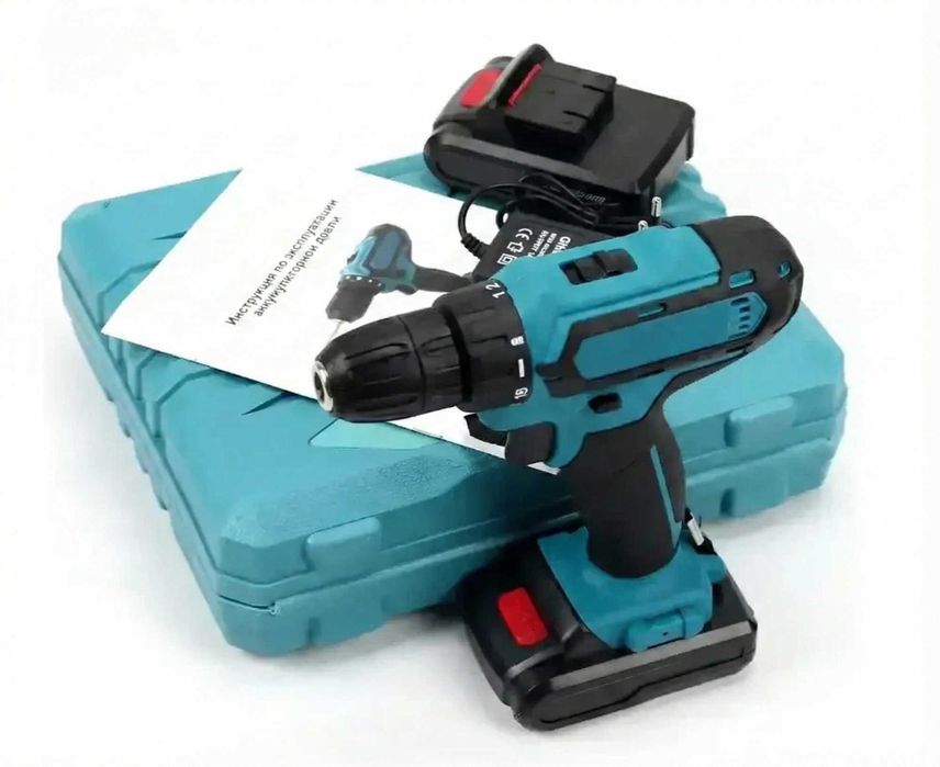 Шурупокрут акумуляторний 24v Шуруповерт дриль шурік набір інструментів