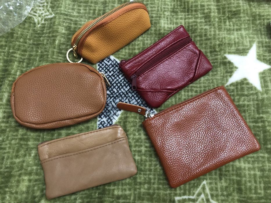 Ключниця гаманець монетниця натуральна шкіра кошелек