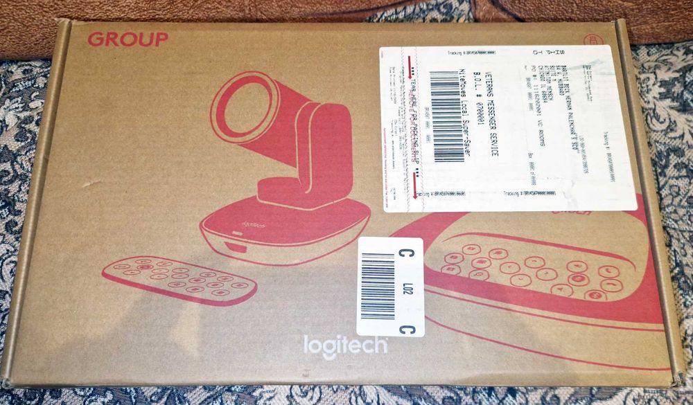 Logitech GROUP PTZ pro 2 с двумя микрофонами с базой управления