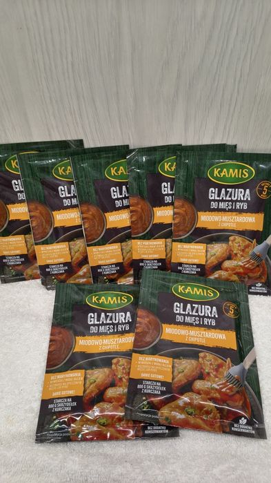 Przyprawa do peklowania mięsa KAMIS GLAZURA MIODowo -MUSZTardowa  20G