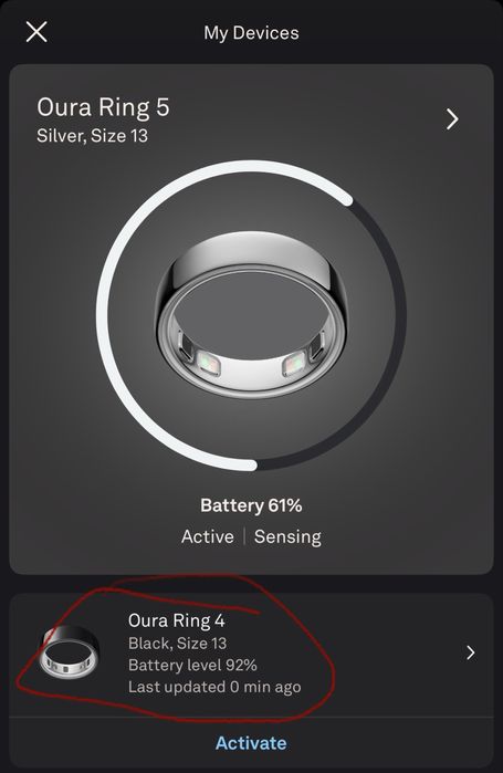 Oura ring  4  розумне кільце