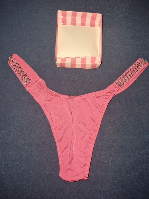 Figi brazyliany victoria's secret m,l różowe nowe