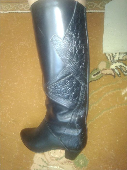 Сапоги натуральная кожа