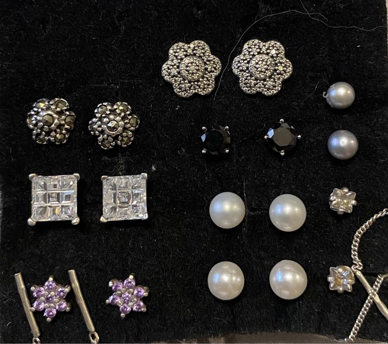 Серьги, кольца из серебра 925