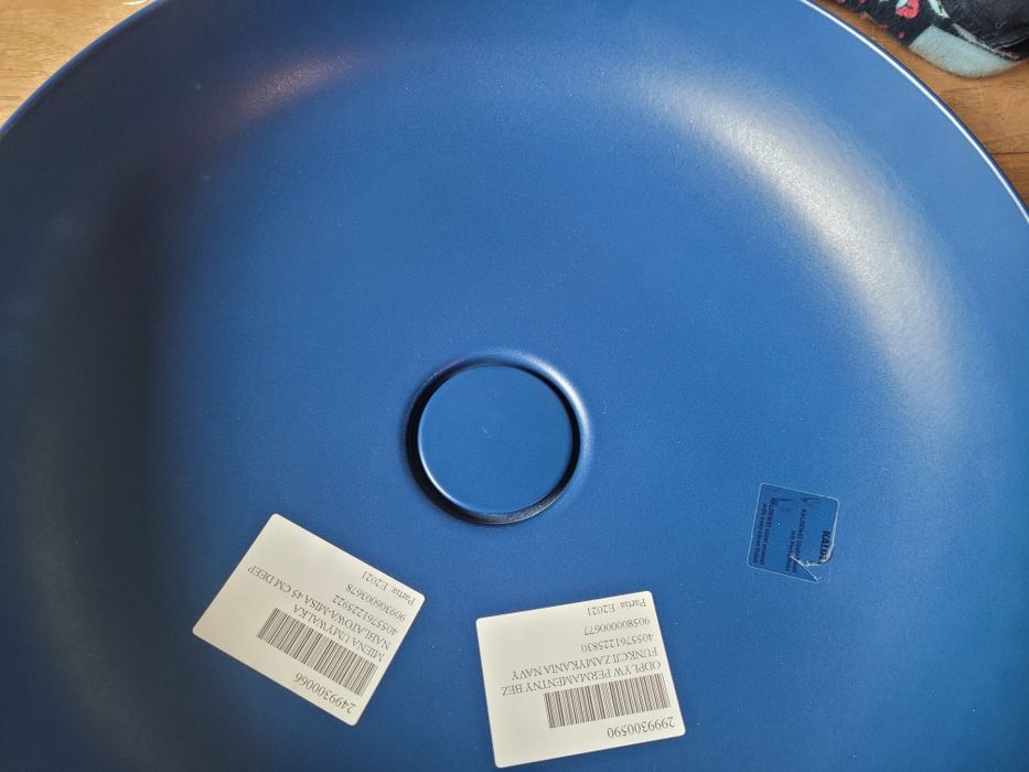 Umywalka kaldewei miena granatowa nablatowa navyblue 45cm nowa