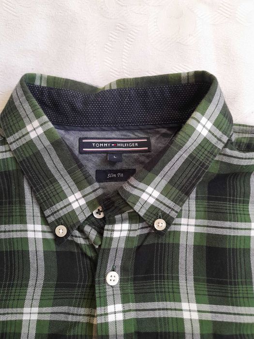 koszula meska TOMMY HILFIGER  slim fit 100 proc bawełna
