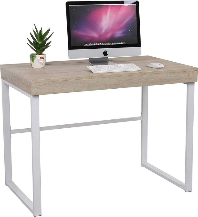 Secretária 100x60cm, extensível cor de carvalho.