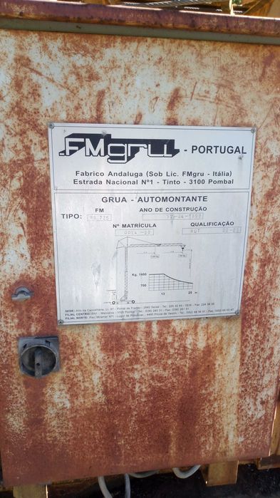 Grua automontante 20x25