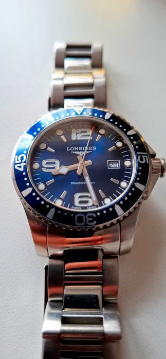 Longines HydroConquest L3.640.4  stan bdb 30BAR ze stali szlachetnej