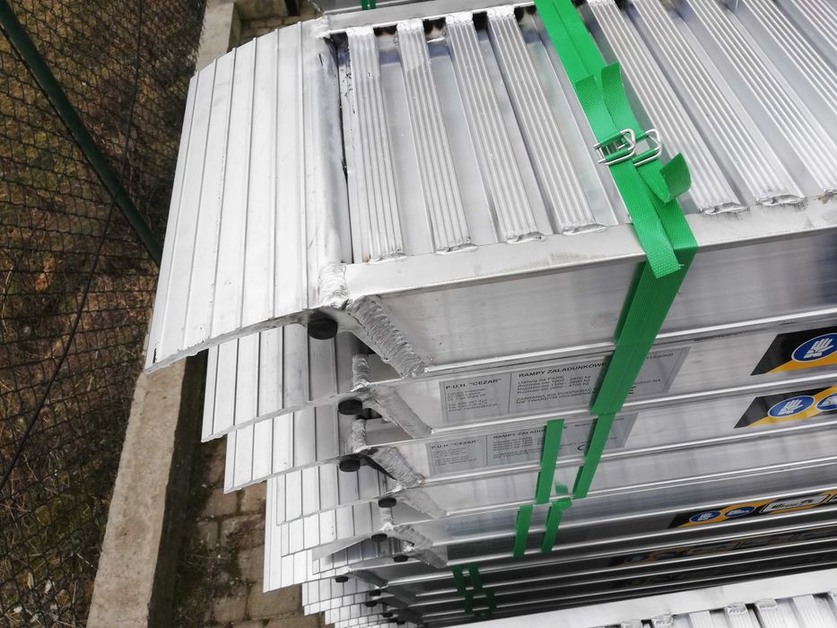 Najazdy Aluminiowe Włoskie  2,5m 5t od ręki Dostawa 0zł