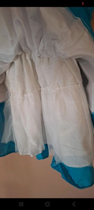 Sukienka Niebieska Prl