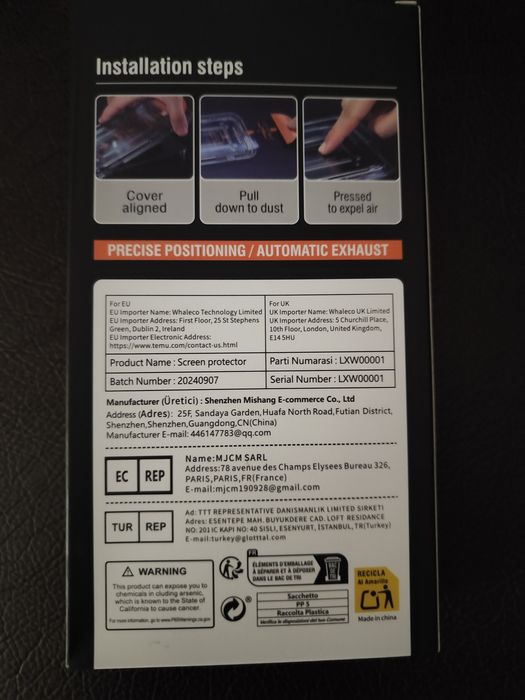 Vidro temperado telemóvel Xiaomi mi 12 lite 5G