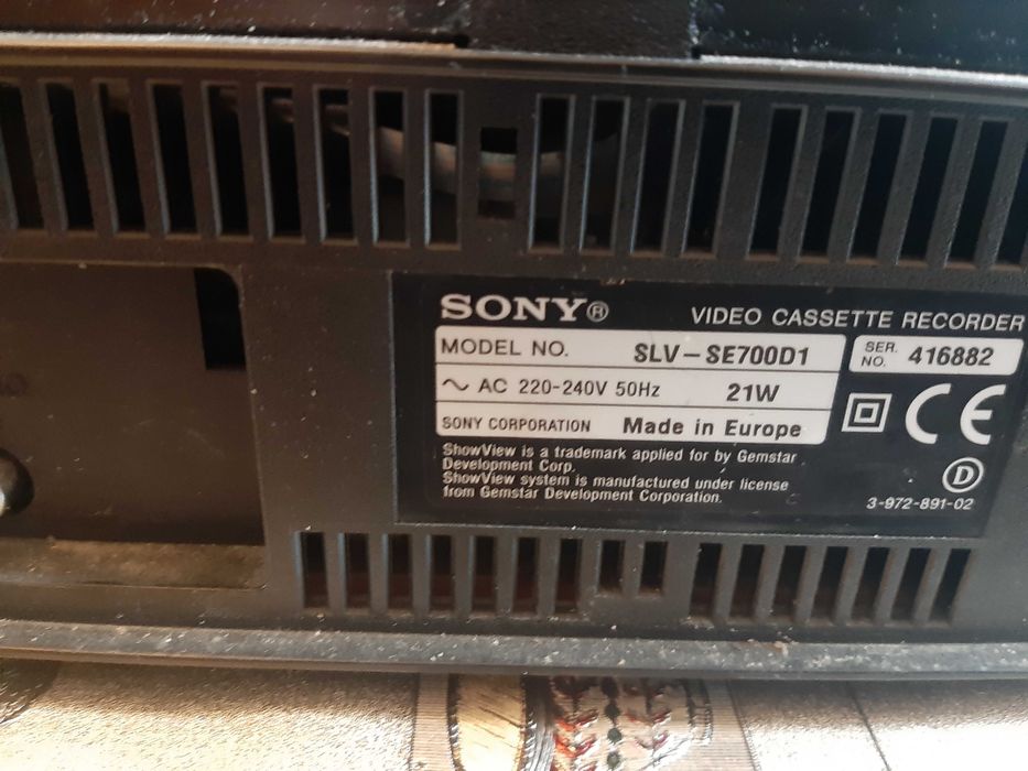 Magnetowid Sony SLV-SE700D1