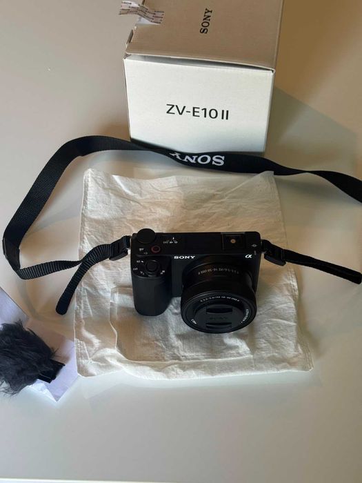 Sony ZV-E10 II + 16-50mm, Praticamente Nova + Cartão 128GB