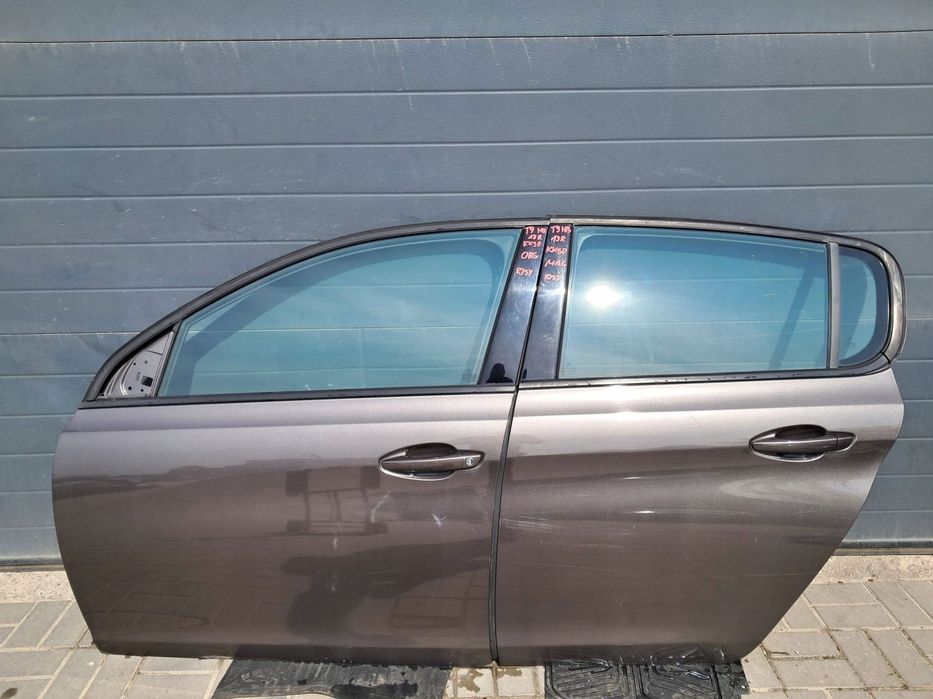peugeot 308 ii t9 hb hatchback drzwi lewe przód + tył 2013 kksd