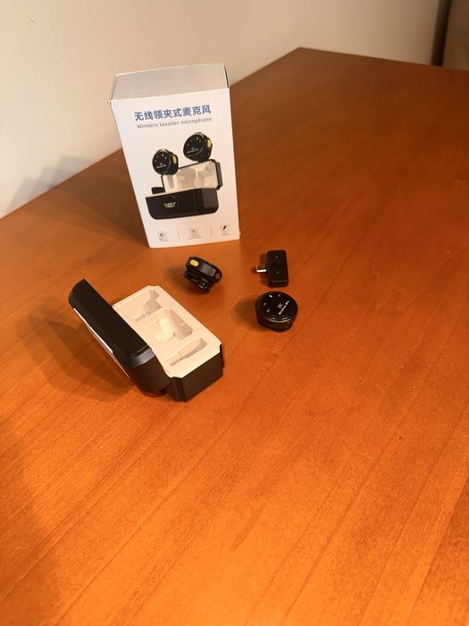 Microfone de Lapela Sem Fios