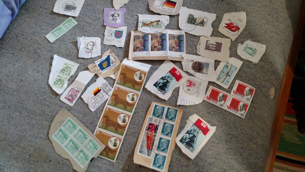 Старі марки Польща і СССР