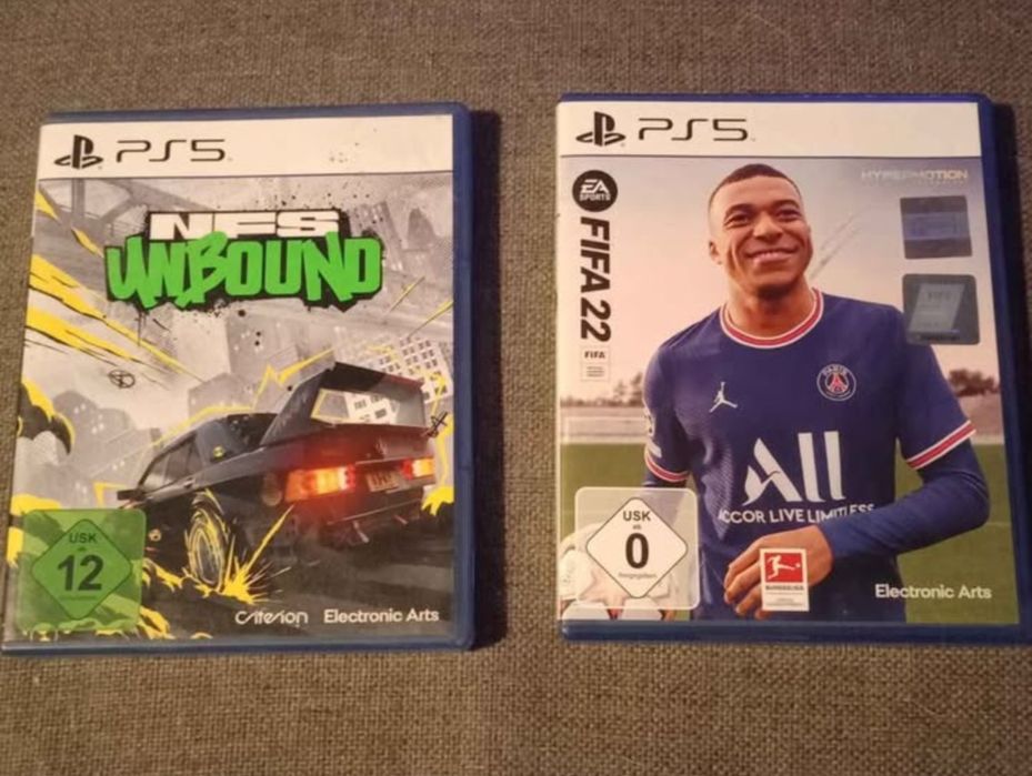 GRY PS5: FIFA 22 & NFS Unbound