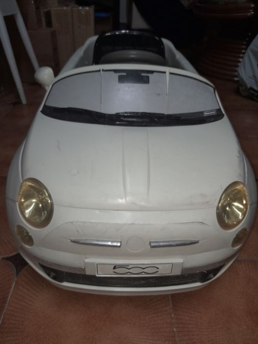 Carrinho Fiat 500 sem parte elétrica