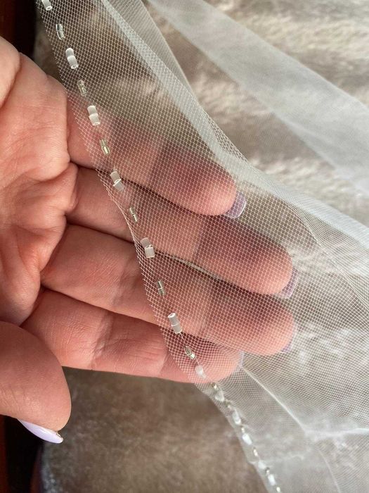 Vestido de noiva + véu + saiote completo 750€ negociável