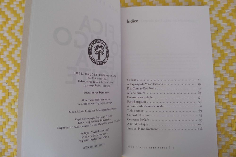 Fica Comigo Esta Noite
de Inês Pedrosa