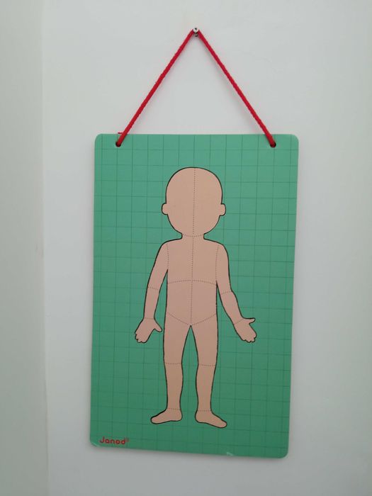 Puzzle magnetyczne Janod - ciało człowieka