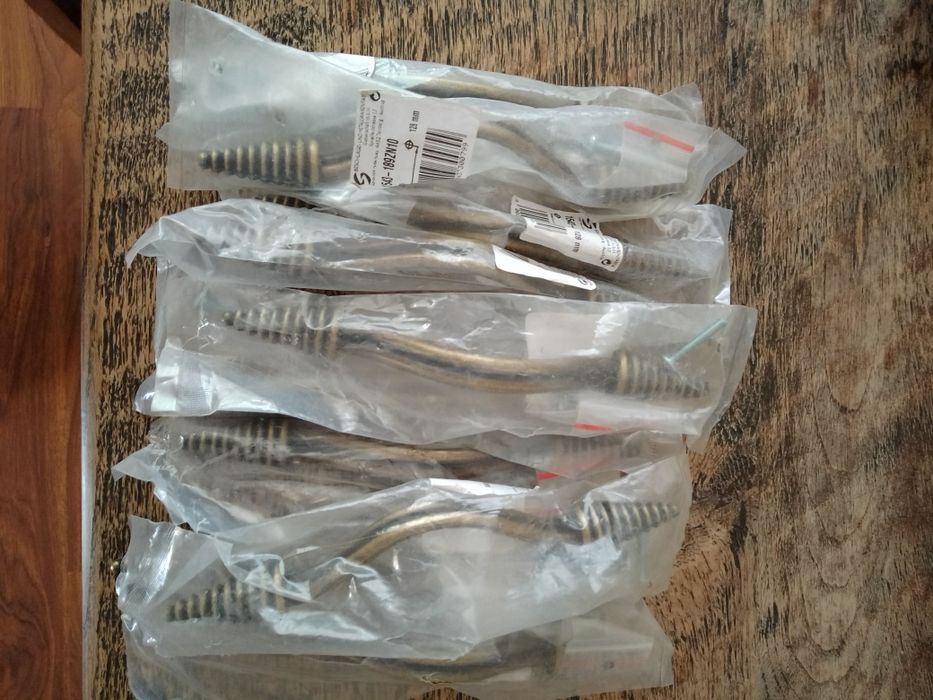 Uchwyty meblowe stare złoto 12 sztuk