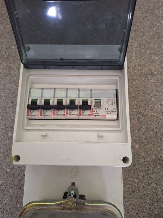 Rozdzielnia elektryczna skrzynka licznik 230V