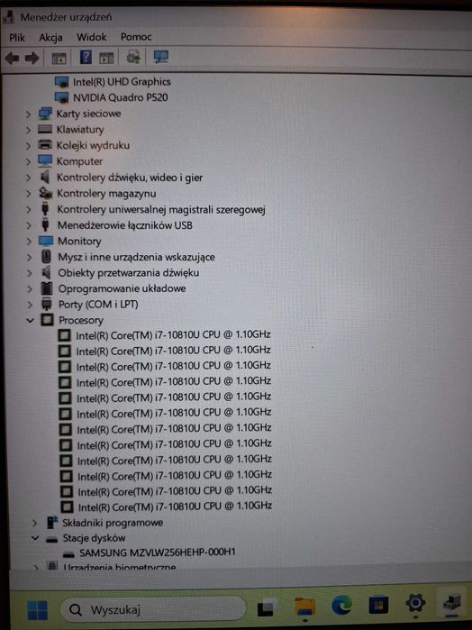Laptop HP ZBook Firefly 14 G7 14" Nvidia Quadro P520 Intel i7-10810U 32GB 256GB WIN11PRO