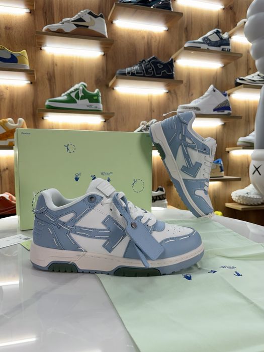 Кросівки Снікерси OFF-WHITE Out Office x TFBOYS Blue White