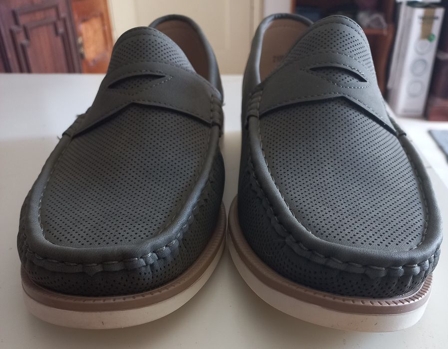 Sapato Gant,loafers, casual elegante, sapatos azul escuro, calçado homem