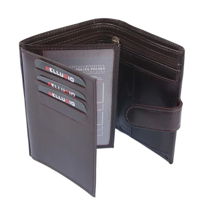portfel męski bellugio pionowy