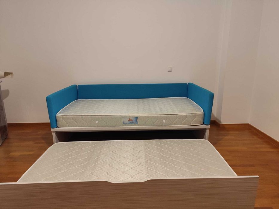 Cama dupla de criança | 2 colchões incluídos